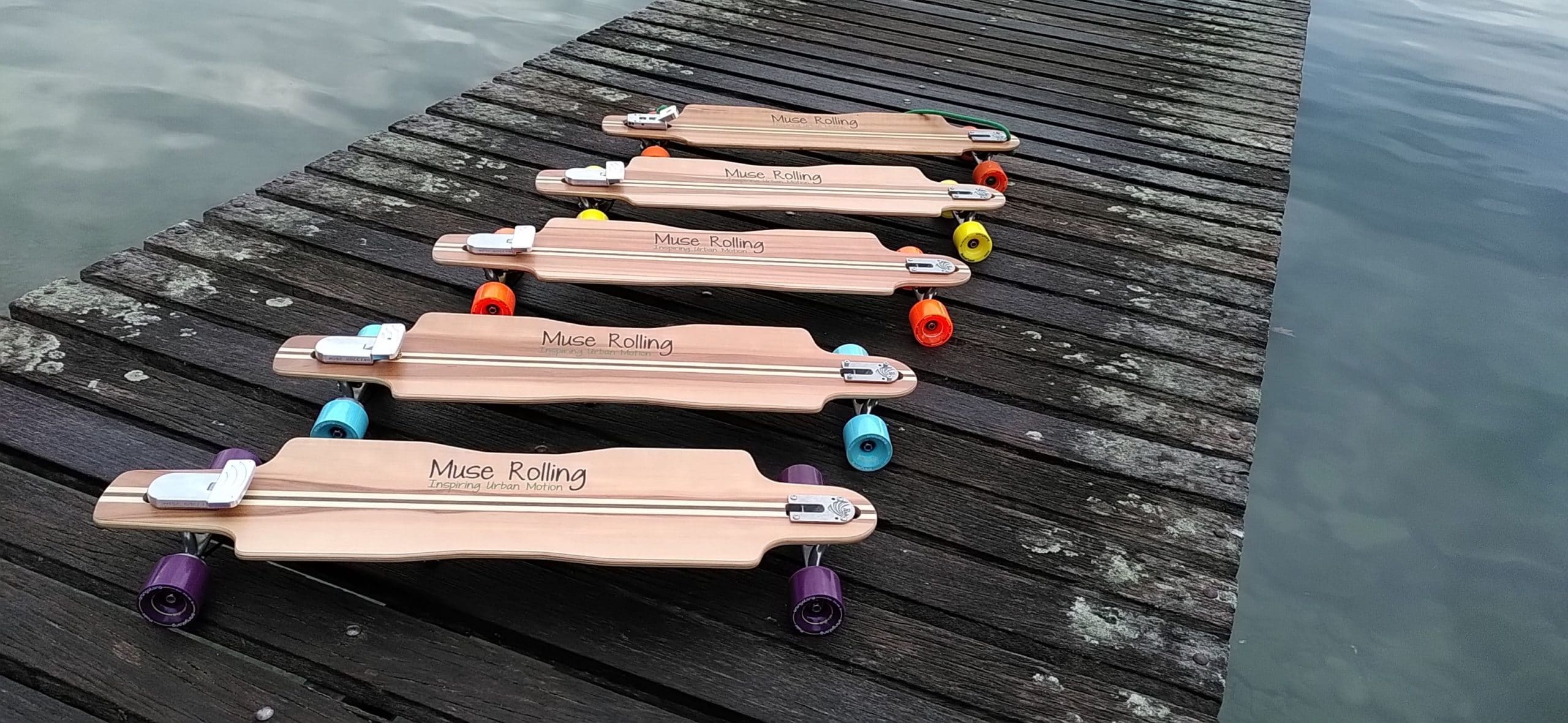 Longboards Muserolling - Les différents coloris de roues.